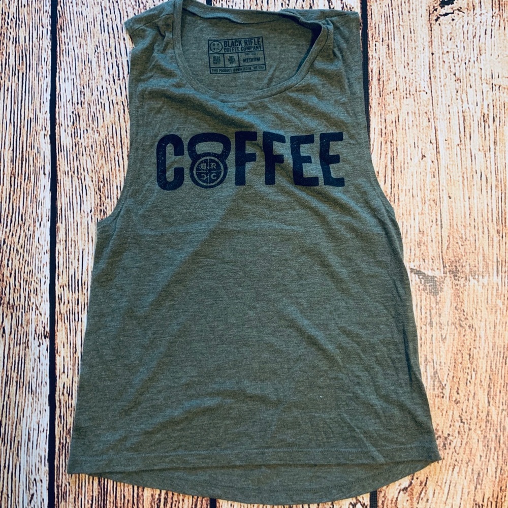 COFFEE dumbbell tank